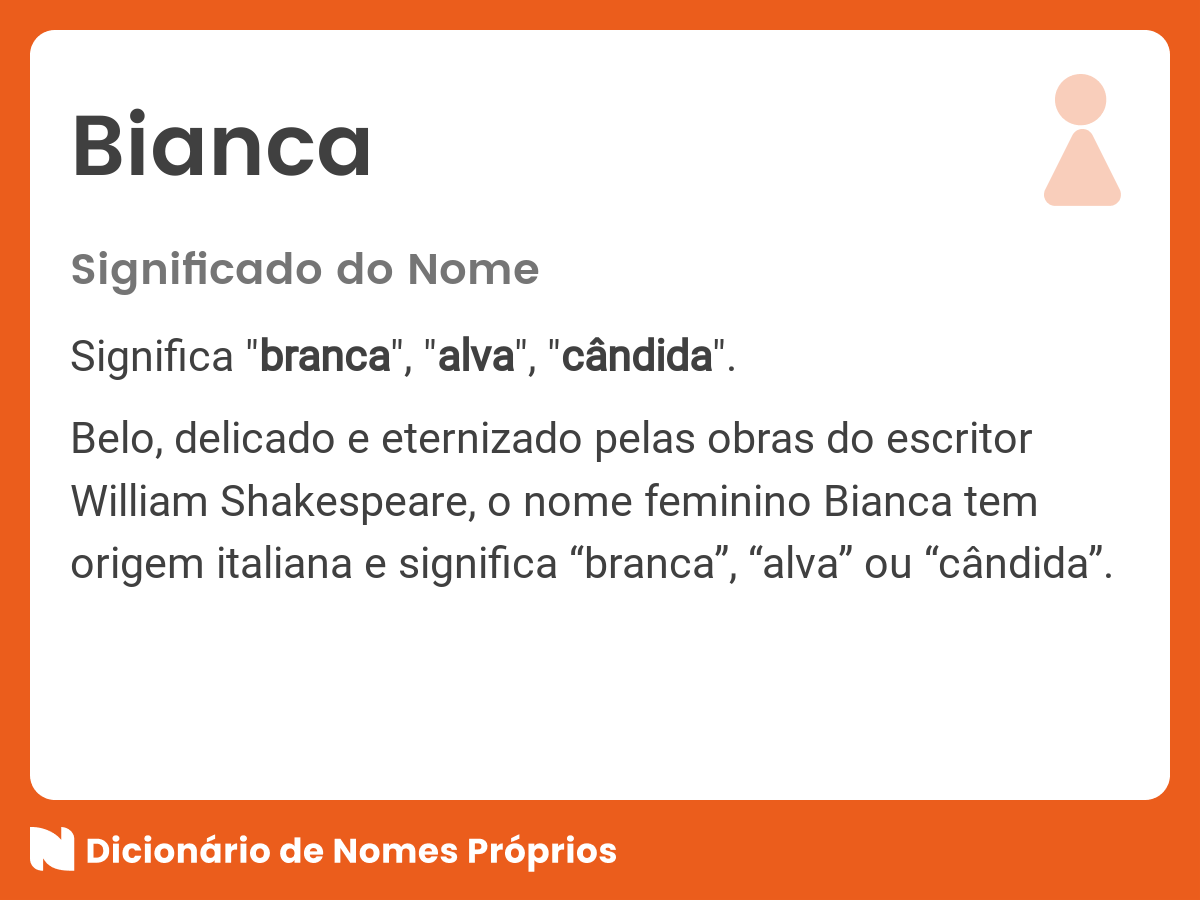 Significado do nome Bianca