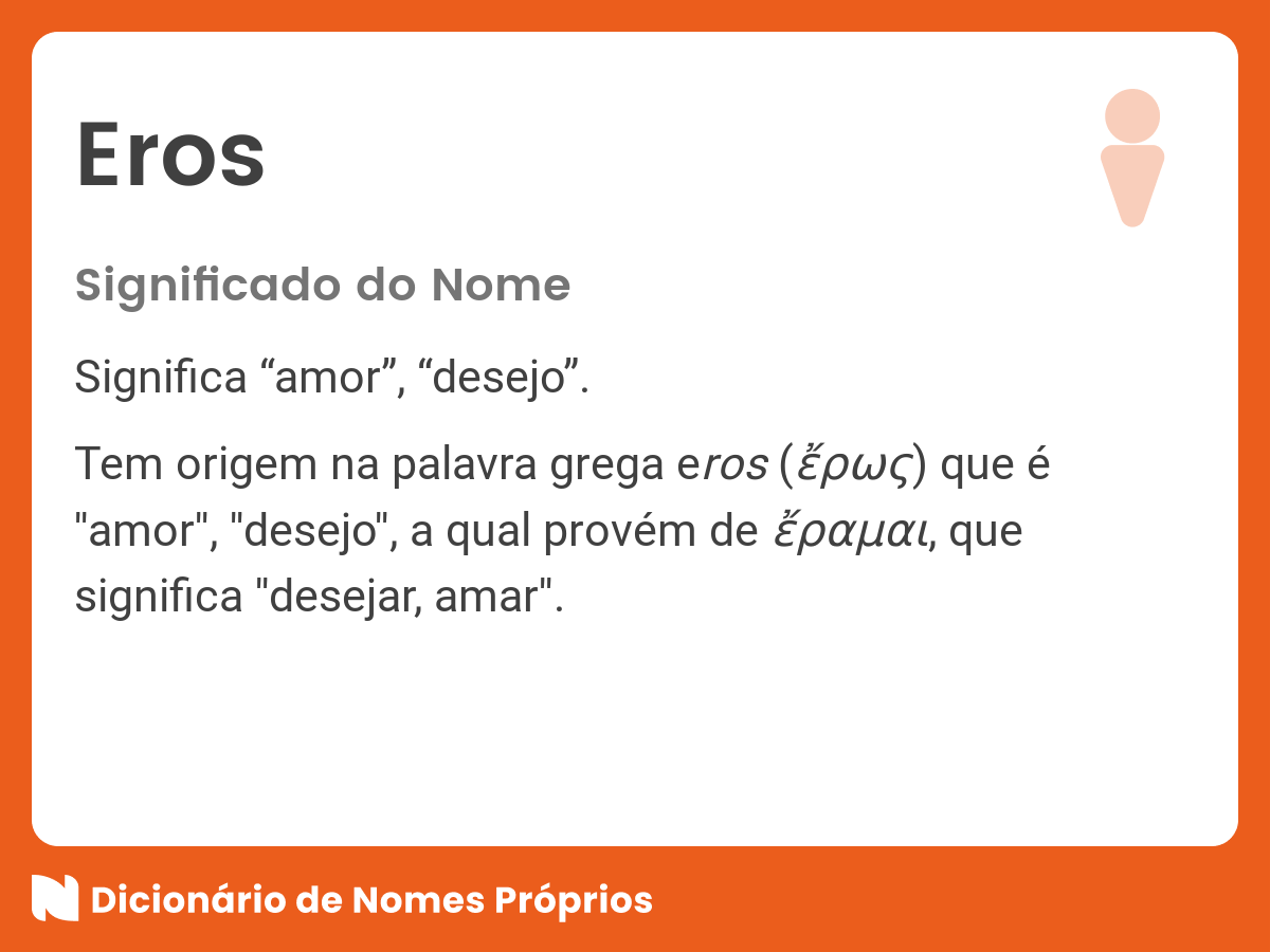 Significado do nome Eros