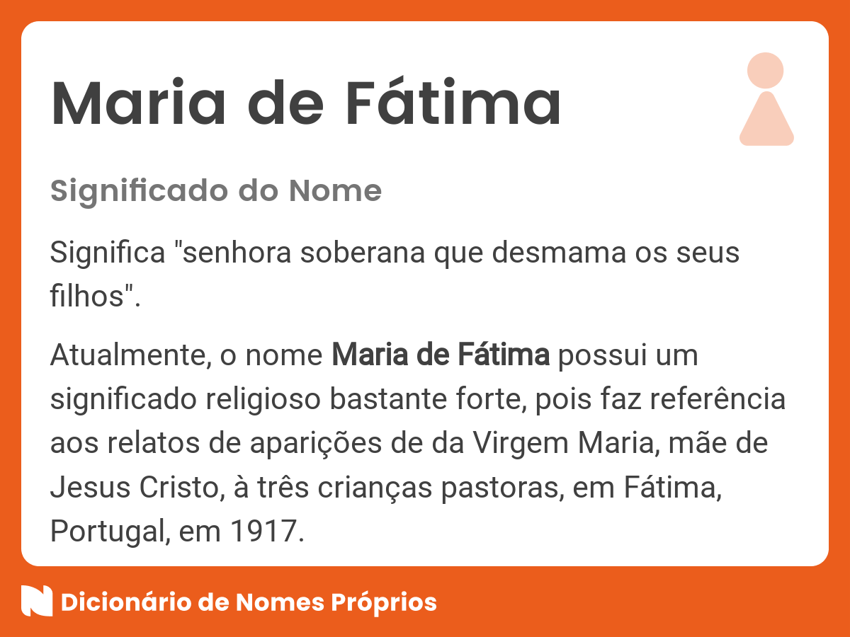 Maria de Fátima