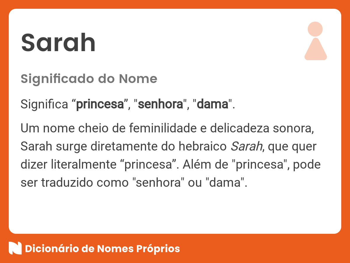 Sarah